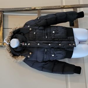 True Religion coat, sz womens xs, black